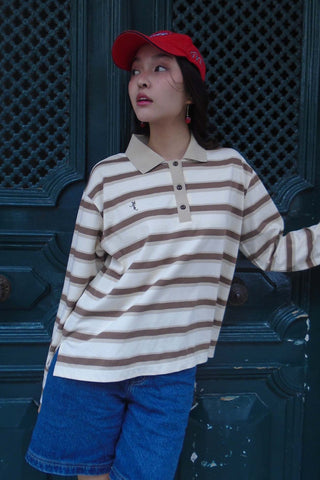 Mitr Bisou Long Sleeve Polo