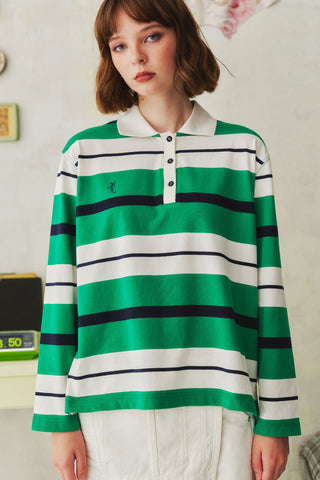 Mitr Bisou Long Sleeve Polo