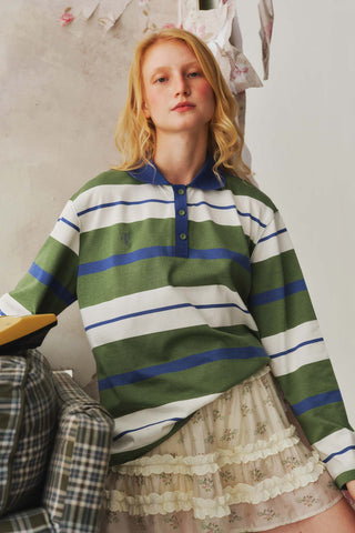 Mitr Bisou Long Sleeve Polo