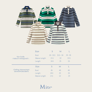 Mitr Bisou Long Sleeve Polo