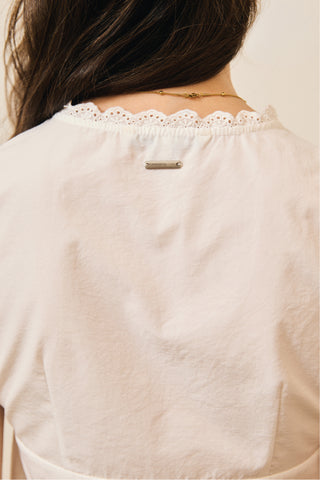 Fundamental Mitr Puff sleeve Blouse