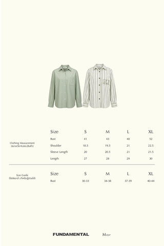 Fundamental Mitr Fundamental Stripe shirt