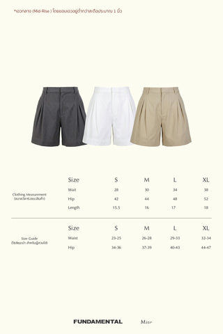 Fundamental Mitr Preppy Shorts