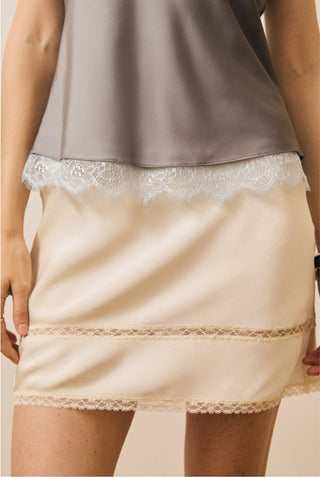 Fundamental Mitr Satin Slip Skirt
