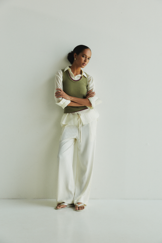 Fundamental Mitr Satin Loose-Fit Pants