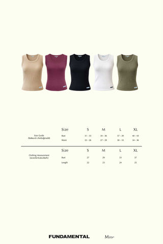 Fundamental Mitr Scoop Tank top