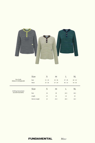 Fundamental Mitr Stripe Henley Shirt