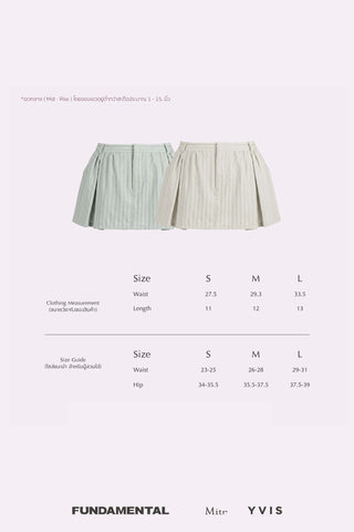 Fundamental Mitr x YVIS Pajamas Skirt